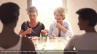Blonde MILF Teases Cuckold Husband With Slow POV Blowjob