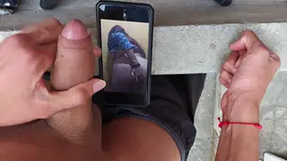 Latina College Student Strips for First Time on Camera