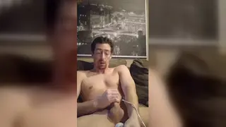 Asian Latino Daddy Explores Hitachi Wand for First Time