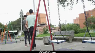 Latino Twink Rims and Barebacks His Partner in a Raw Reality Hookup
