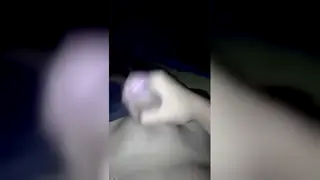 Solo Masturbation Session Ends with a Thick Cumshot