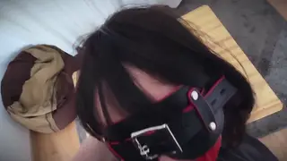 Asian Secretary Bound and Teased with Toys at Her Desk