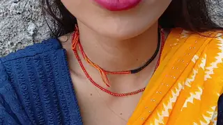 Indian Beauty Swallows Cum After Feet and Pussy Play