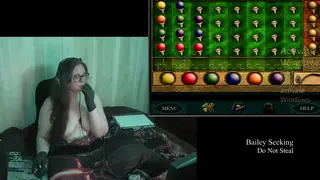 Tattooed BBW Lesbians Play Naked Gaming with Big Natural Tits