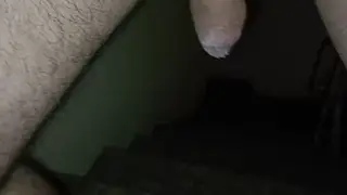 Mature European Hunk Fists Partner in Gym Shower
