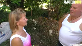 Pierced German MILF Screams Through Deepthroat and Doggystyle