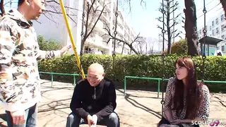 Japanese MILF Accepts a Creampie From a Stranger at a Fake Casting