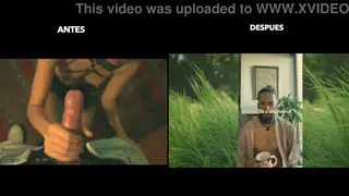 Latina Wife Explores Fetish Roleplay Before and After
