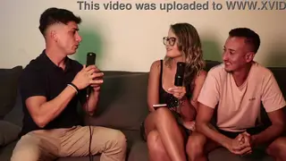 Latina Compilation Captures Casting Threesome With Two Cocks