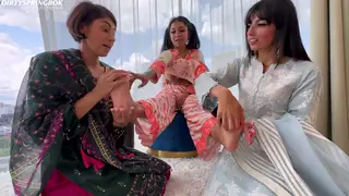 Petite Indian Beauties Share Lingerie Lesbian Passion