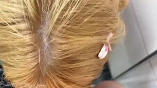 Latina Student Takes a Shower Fuck in Doggystyle