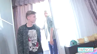 Slim Twinks Exchange Deep Oral in Massage Setting