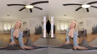 Blonde European Takes Him Deep at the Office Desk