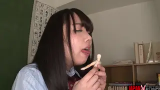Busty Japanese Woman Delivers Sensual Blowjob