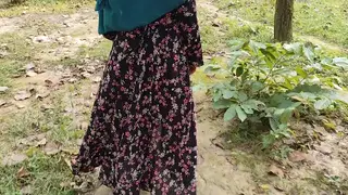 Indian Tourist Couple Explores Outdoor Passion