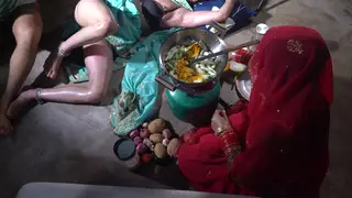 Indian Stepmom Takes a Hard Pounding on the Kitchen Counter