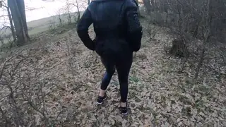 Curvy Latina MILF Takes Anal and Swallows Outdoors