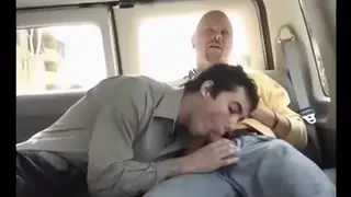 Mature Daddy Seduces Twink for Outdoor Blowjob