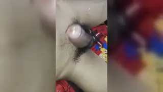 Indian Twink Strokes to a Hot Cumshot