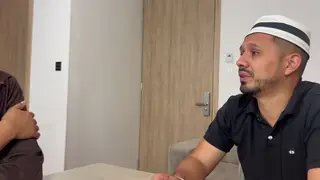 Prisoner Claims Blonde Latina with Husband Watching