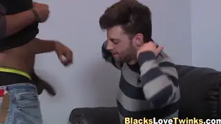 Ebony Stud Claims Amateur in Interracial Hookup
