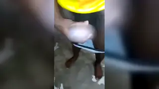 Black Stud Strokes His Massive Cock for the Camera