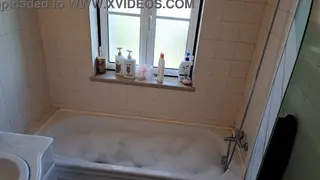 Curvy Latina Wife Seduces Handyman in Steamy Bathroom
