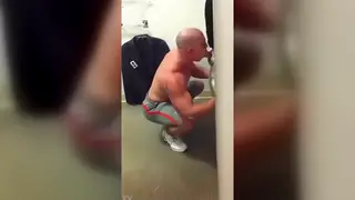 Coach Takes a Quick Blowjob in the Gym