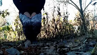 Curvy MILFs Indulge in Outdoor Pissing and Oral Play