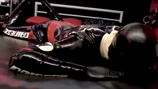 Rubber Twink Endures Bondage and Piss Play