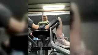 Busty Indian Teen Enjoys Public Gym Masturbation