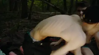 European Twinks Share a Bareback Threesome in the Woods