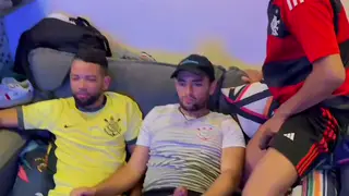 Muscular Studs Turn a Football Night Into a Wild Bareback Orgy