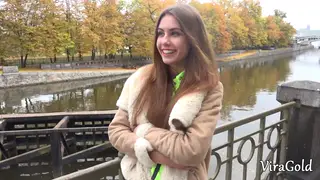 Petite Brunette Takes Interracial Blowjob to Messy Facial
