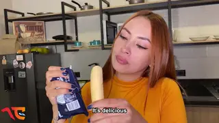 Redhead Latina Swallows Deep POV Load