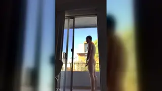 Muscular Hunk Strokes to Explosive Handjob Climax