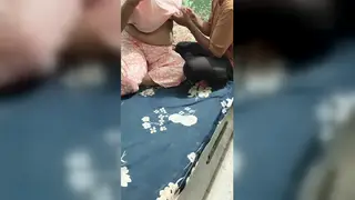 Indian Teen Rides Older Lover Before a Deep Doggy Pounding