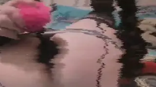 Solo Woman Squirts with Toys in Bedroom and Bathroom