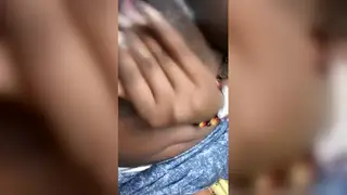 Ebony Teen Enjoys Solo Pleasure on Camera