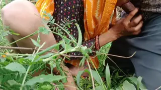Busty Indian MILF Swallows Loads in Outdoor Gangbang