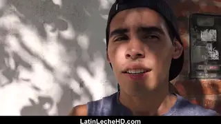 Slim Latino Twink Services Stranger in POV Bareback Hookup