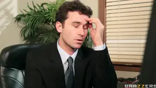 Asian Brunette Cheats with Co-Worker in Office Anal