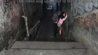 Petite Latina Gets Rough Outdoor Sex After Funk Dance