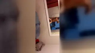Muscular Latino Takes a Black Stud in Standing Doggystyle