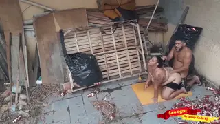 Curvy Latina Welcomes Older Lover Into Abandoned House