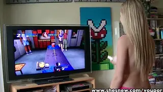 Blonde Girlfriend Swallows Every Drop After Blowjob