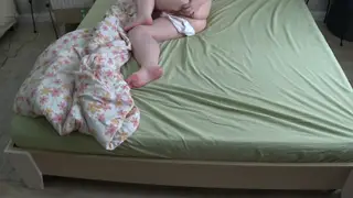Voluptuous BBW Wife Masturbates to Orgasm in White Panties