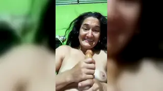Petite European MILF Rides a Double Penetration Toy Compilation