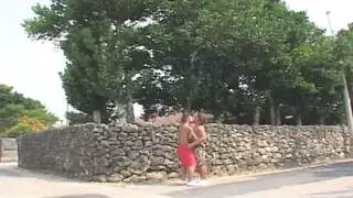 Asian Twinks Share Kisses and Blowjobs Outdoors