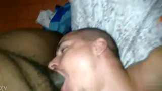 Guy Takes a Throat-Deep Blowjob in Rough Session